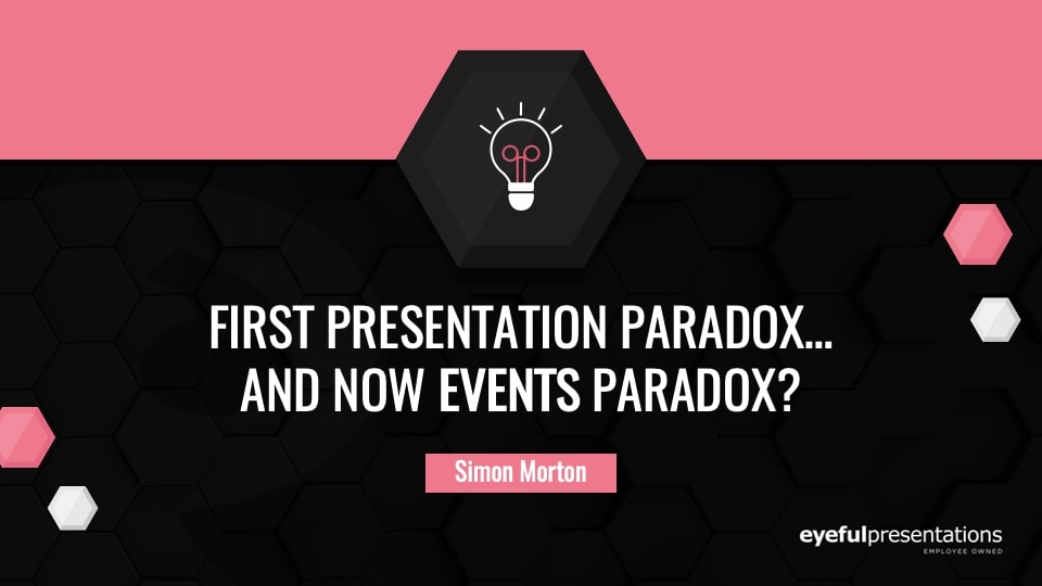 First Presentation Paradox…and now Events Paradox?